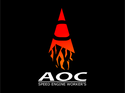 AOC SPEED ENGINE WORKERS logo lododesign logotype