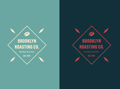 Brooklyn Roasting Co. bean branding brooklyn brooklyn ny coffee coffeeshop design logo vector