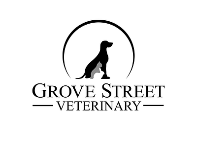 Veterinary Logo branding cat design dog logo rabbit vector vet veterinary