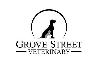 Veterinary Logo branding cat design dog logo rabbit vector vet veterinary