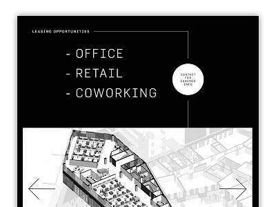 Property Website coworking digital design microsite office retail ui website