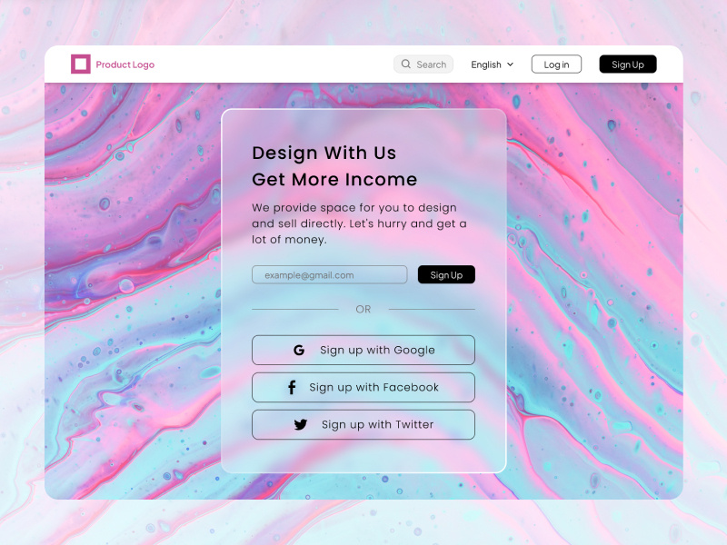 Sign Up Web User Interface V.3 by Saktianto Adhi Pambudi on Dribbble
