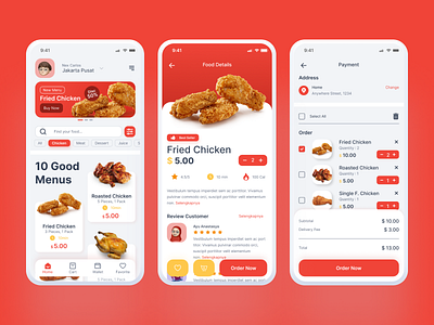 Food App User Interface