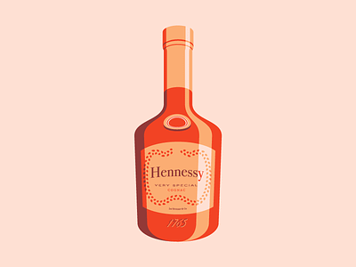 Hennessy alcohol hennessy illustration