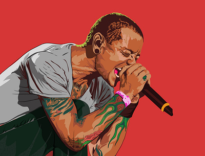 Chester Bennington chester chester bennington illustraion linkin park