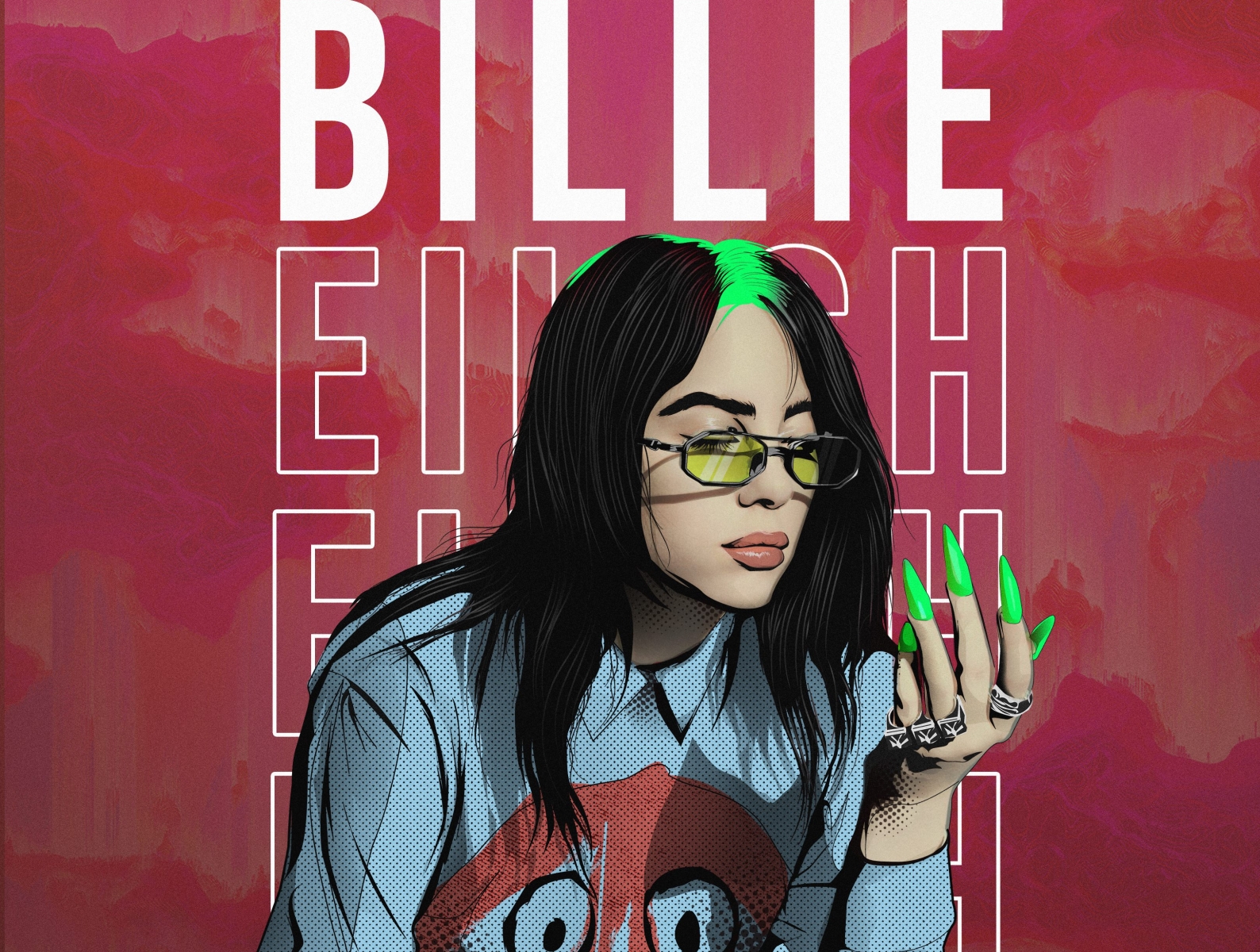 Billie Eilish by ASWIN K on Dribbble