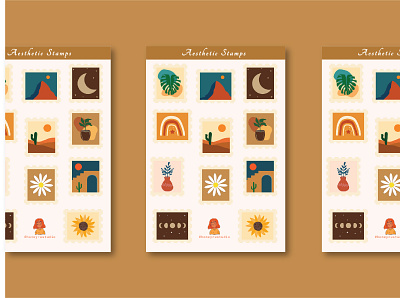 Sticker Sheet Design illustration sticker sticker sheet