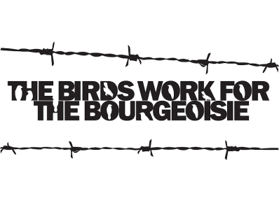 The Birds Work for the Bourgeoisie adobeillustator birds tshirtdesign