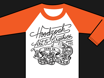 Hoodzpah Baseball Tees B