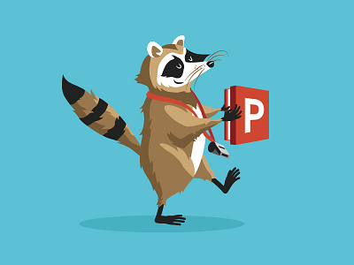 Raccoon Mascot/Illustration