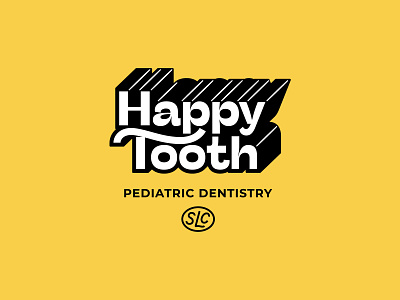Happy Tooth Pediatric Dentistry Branding brand identity branding dentist hood fonts hoodzpah illustration layout design logo logo system mascot type typography art visual identity