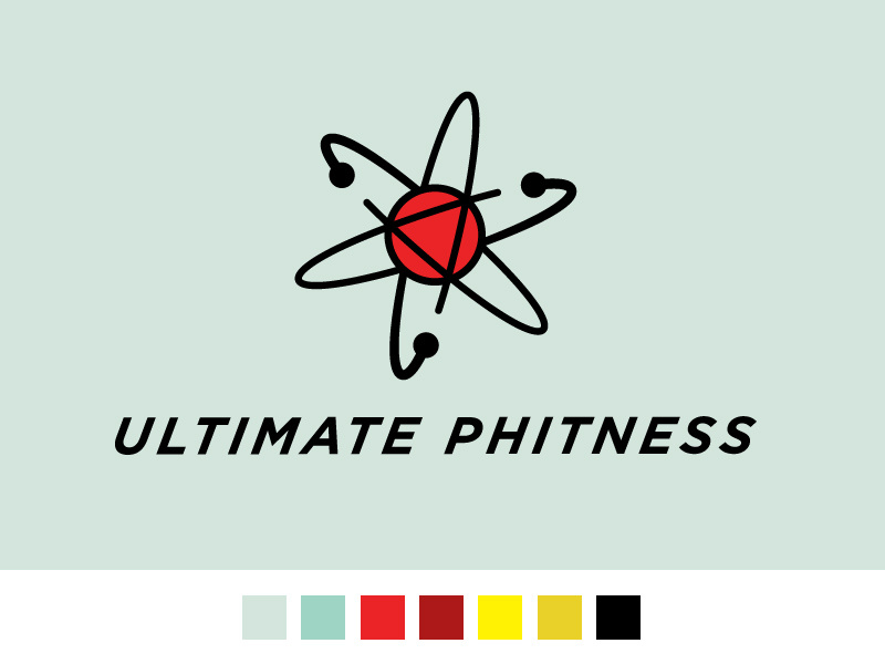 Ulitmate Phitness Logo B by Amy Hood for Hoodzpah on Dribbble