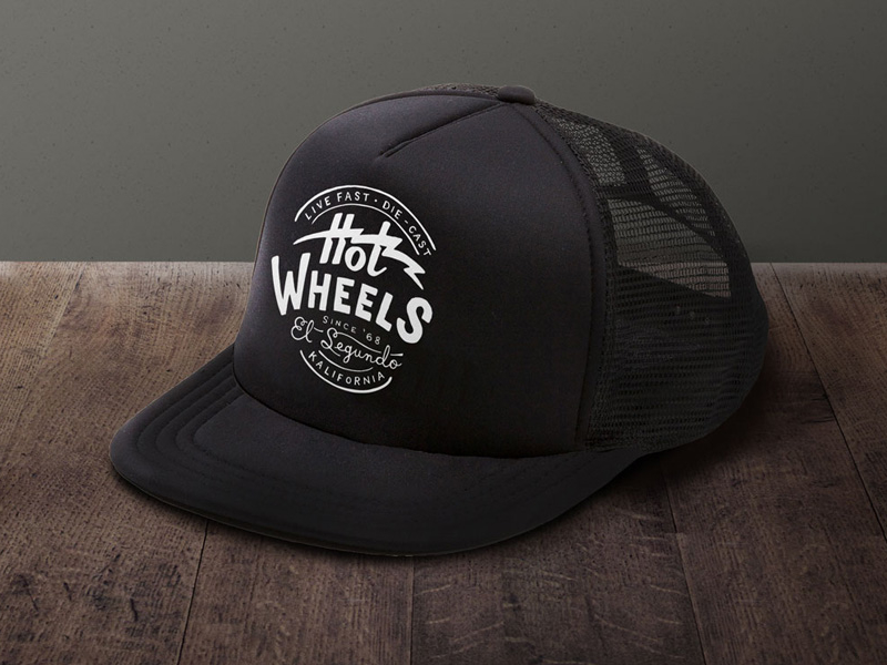 Download Hot Wheels Trucker Hat Logo by Amy Hood for Hoodzpah on Dribbble