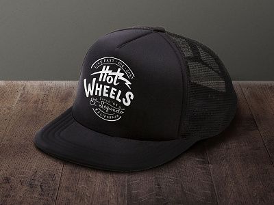 Hot Wheels Trucker Hat Logo