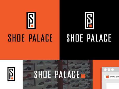 Shoe Palace Logo A apparel athletics branding crown hip hop logo sports urban youth