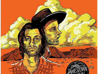 Jamestown Revival "Utah" Tour Poster 