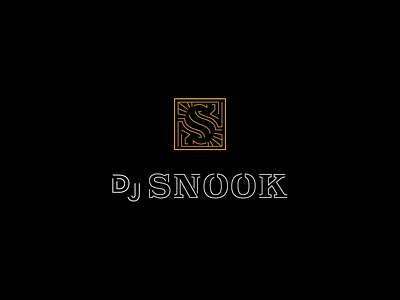 Dj Snook A badge bold logo masculine monogram sexy