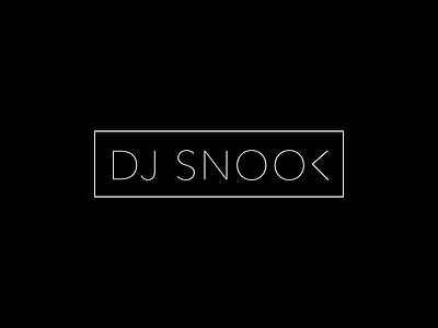 Dj Snook B badge bold logo masculine monogram sexy