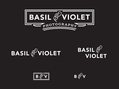 Basil And Violet Logo Variations C