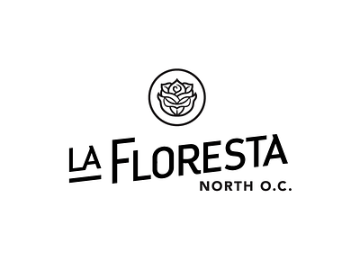 La Floresta Mockup B branding flower hoodzpah logo mall responsive logo shopping center