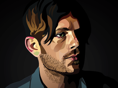 Caleb Followill Graphic Illustration bluegrass country graphic design graphic illustration illustration kings of leon music rock rock n roll