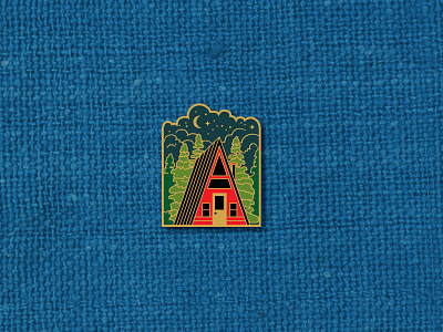 Cabin Love Enamel Pin