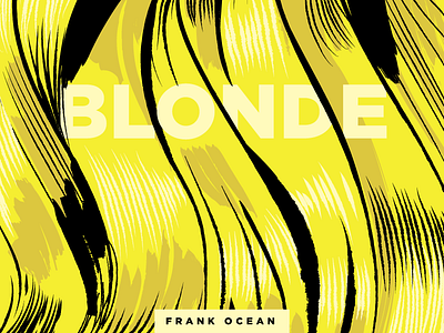 Frank Ocean: Blonde 10x16 Project album blonde cartoon hair hoodzpah illustration ink sketch