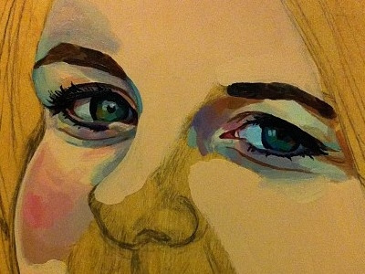 Sara Portrait Progress: Eyes eyes painting portrait