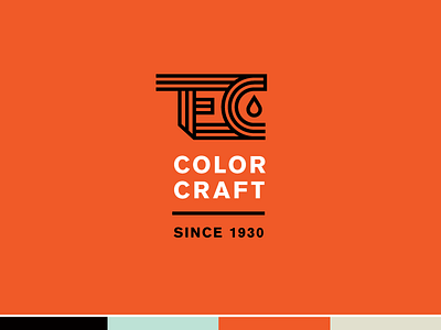 TEC Logo Option 2 bold branding lettering logo monogram paint retro thick lines wordmark