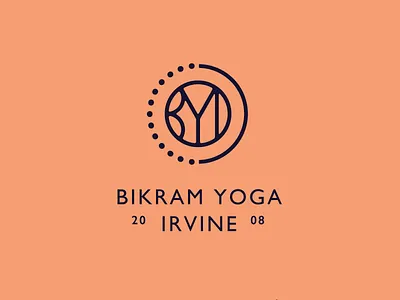 Byi Logo Dribbble badge brand hoodzpah logo monogram seal simple sleek yoga