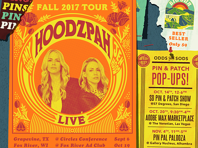 Hoodzpah Odds Tour Poster