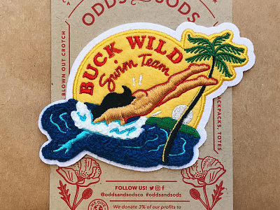 Buck Wild Chenille Patch