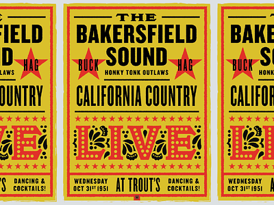 Bakersfield Sound Poster