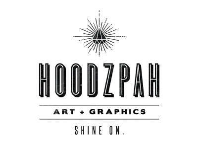Hoodzpah Alternative Logo branding diamond graphic design hoodzpah identity logo vintage