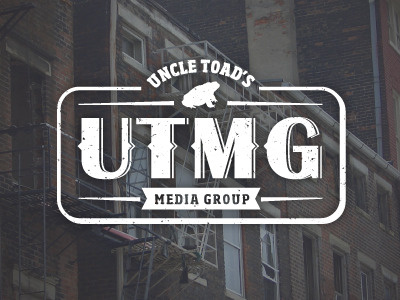 UTMG Final Logo action sports branding frog identity logo surf toad