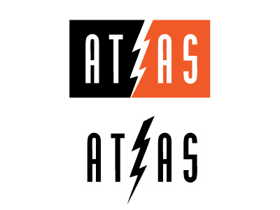 Atlas Logo Options C band bolt brand branding identity lightning lightning bolt logo music retro