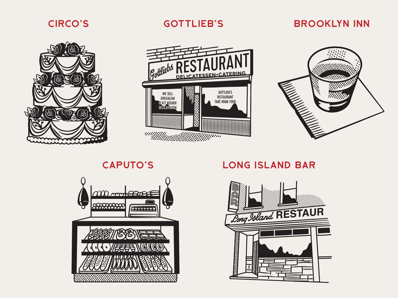 Brooklyn Mom N Pop Icons by Amy Hood for Hoodzpah on Dribbble