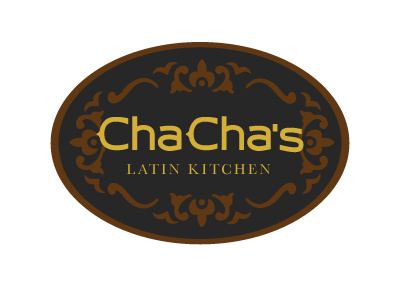 ChaCha's Logo Mockup B branding classic identity latin logo mexican restaurant spanish