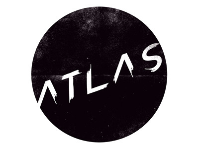 Atlas Final Logo band branding grunge identity logo vintage worn