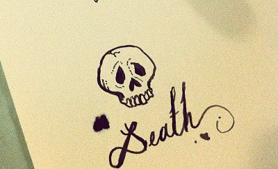 India Ink Illustration: Death death drawing illustration india ink ink painting pen pen and ink skull symbology vintage