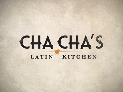 Vintage Cha Chas Logo Option brand branding identity logo mexican restaurant spanish