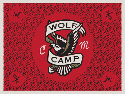 Wolf Camp Studios motif by Amy Hood for Hoodzpah on Dribbble