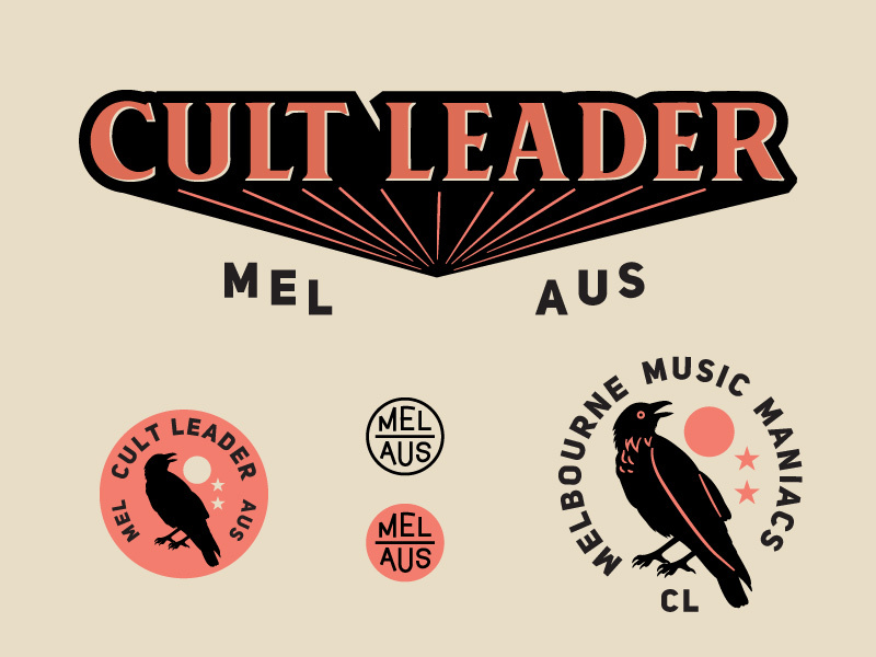 Unchosen CL Logo System horror australia 3d stars moon crow seal system logo