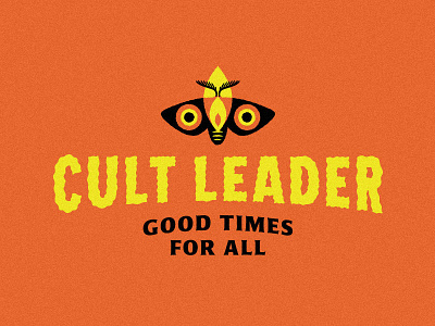 Cult Leader Logo fire flame horror logo moth