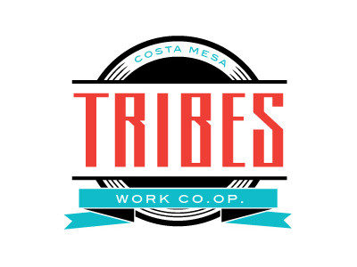 Tribes Work Co-op Logo 4 branding design illustration logo native american retro vector vector illustration vintage