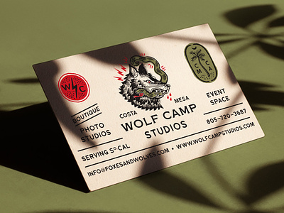 Wolf Camp Studios Business Card