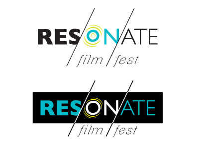 Resonate Logos B branding festival film film festival logo vector