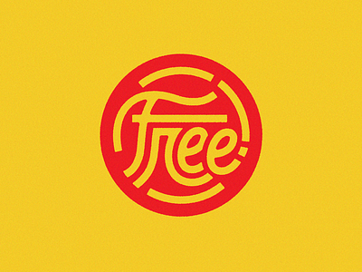 "Free" lettering seal