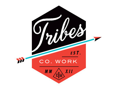 Tribes Final Seal Final Logo arrow branding identity logo retro seal vintage