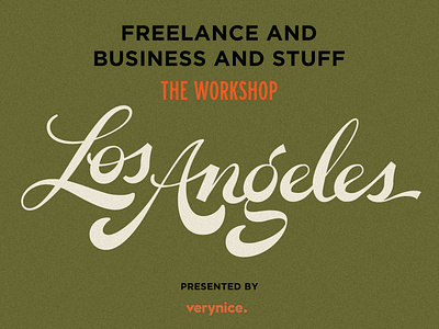 LA #FABAS Workshop! business fabas freelance freelancing la lettering los angeles script workshop